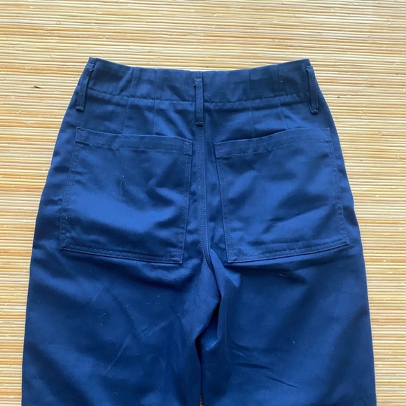 Maje Blue Trouser Pants with Pockets size Small 25” - Picture 5 of 5